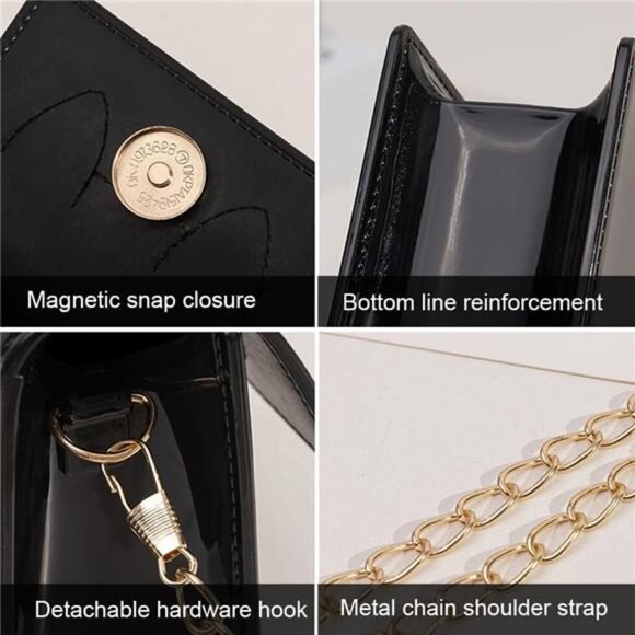 Cute mini crossbody purse for little girls kids small shoulder messenger bag - Picture 5 of 7